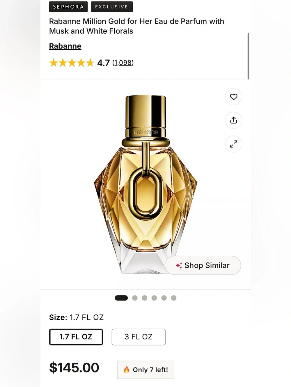 Rabanne Gold For Her